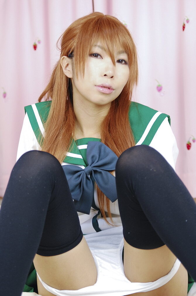 [Cosplay] 2013.04.09  Big boobs Saya Takagi 性感制服诱惑